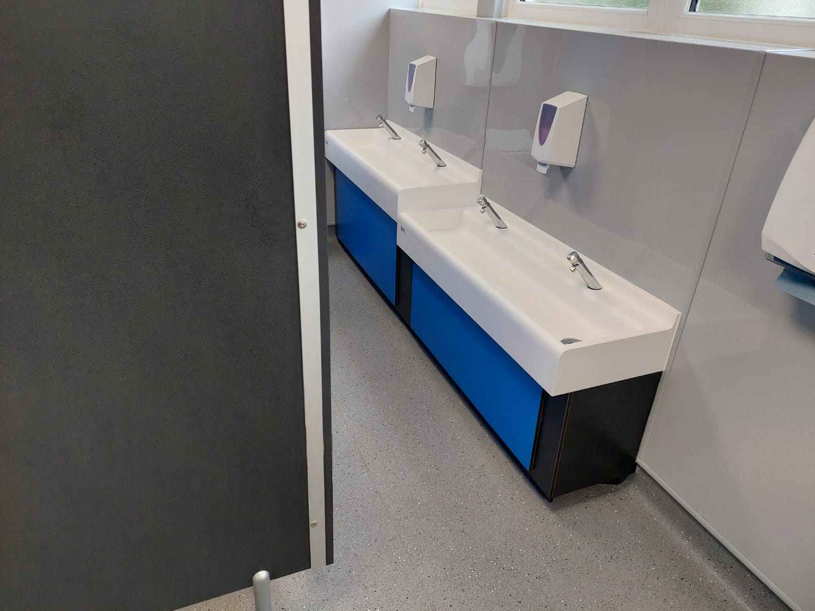Hugo Meynell Primary School - Trough Bathroom Sinks