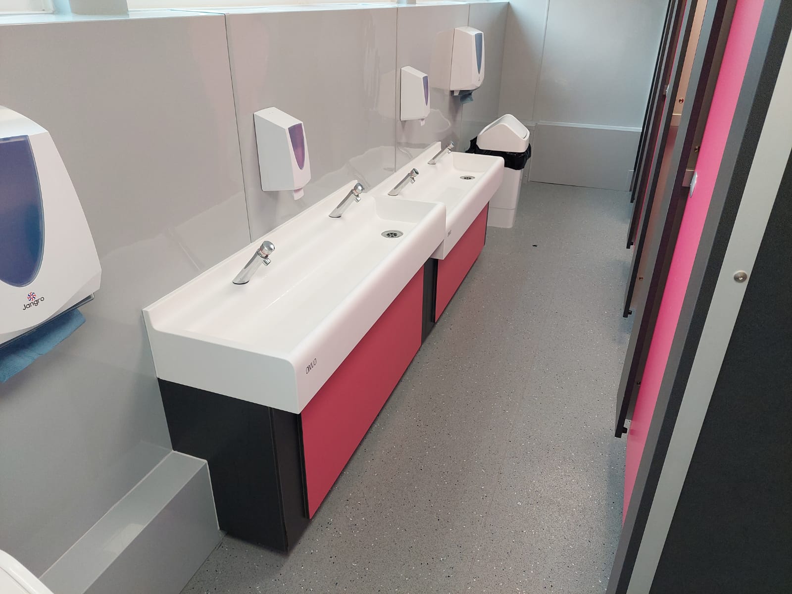 Hugo Meynell Primary School - Trough Bathroom Sinks